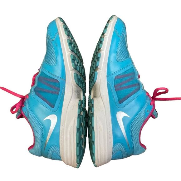 Nike Air Relentless 3 Running Shoes Bright Blue Pink Silver Sneakers‎ 8.5 - Picture 4 of 9